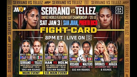 Amanda Serrano vs. Reina Tellez | LIVE BLOW-BY-BLOW COMMENTARY