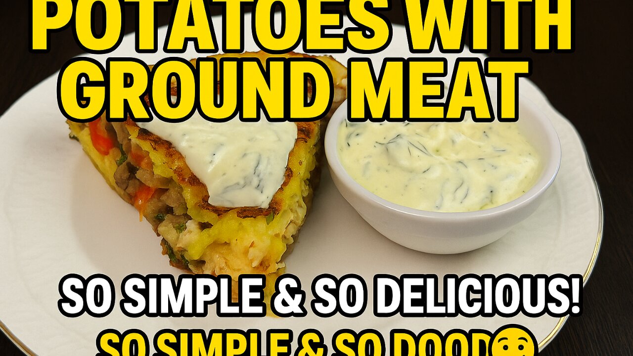 Simple Recipe! Potatoes with Ground Meat 🍲 | The Whole Family Will Love It!