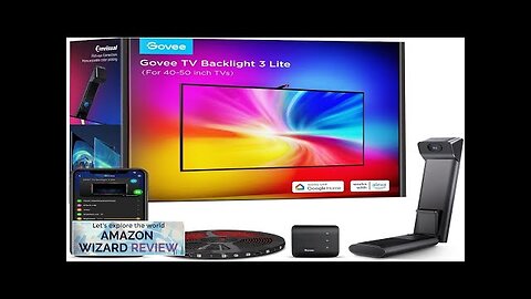 Govee TV Backlight 3 Lite with Fish-Eye Correction Function Sync to 40-50 Review