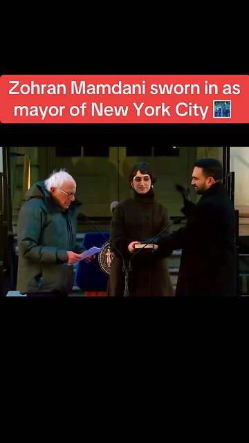 Zohran Mamdani sworn in as a Muslim mayor of New York City #USA #newyorkcity #viral #trend #fyp