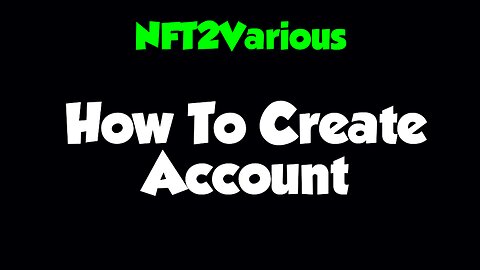 How To Create NFT2Various Account