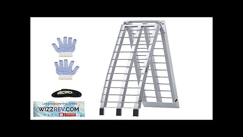 KROAK Portable Car Ramp Aluminum Alloy with Adhesive Gloves Straps Fasteners Review