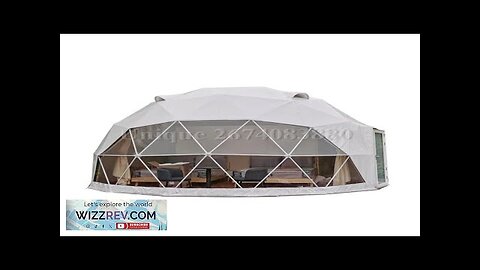 Luxury Transparent Geodesic Dome Camping Glamping Tent Restaurant Villa Glamping Resort Review