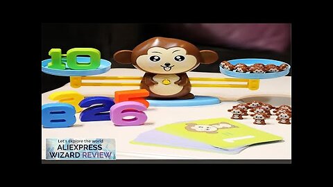 Montessori Math Toy Monkey Balance Baby Montessori Educational Games Number Toy Educational Review