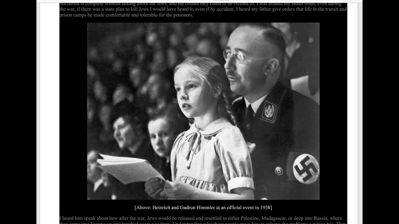 Heinrich Himmlers Warning