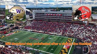 Will Maryland Terps be undefeated after the Huskies come for a visit?