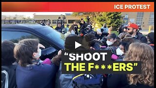 Anti-ICE Mob BLASTED by Tear Gas & Pepper Balls after Attacking Agents