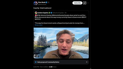 Elon Musk @elonmusk - Exactly. Total madness!