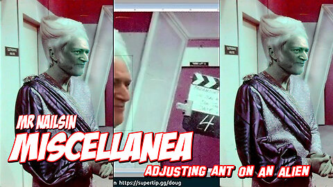 Adjusting Ant On An Alien