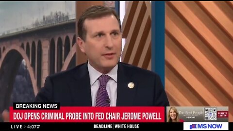Rep Dan Goldman Claims Trump Is Going After The Fed Chair