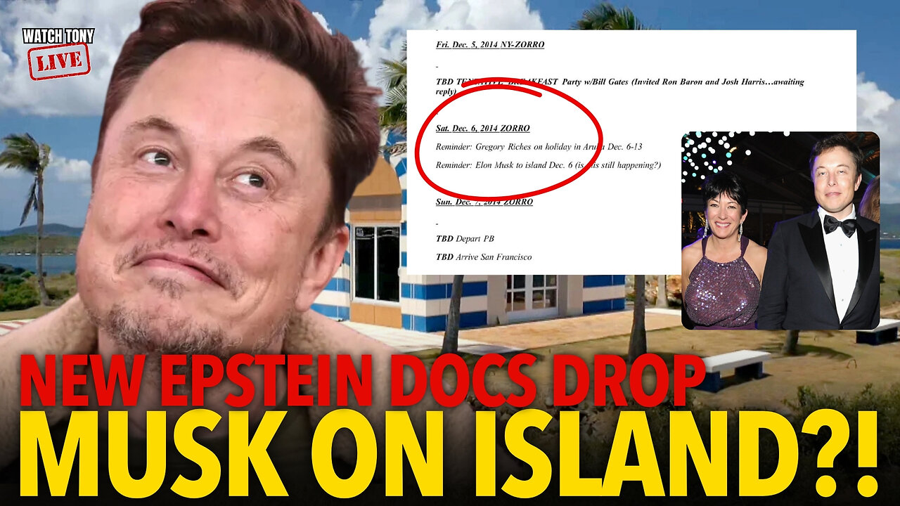 BOMBSHELL: ELON MUSK Named in NEW Epstein Docs?! | The Tony Michaels Podcast #1001