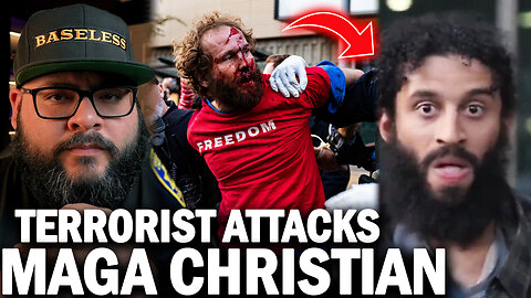 MAGA Christian Attacked By Antifa At Berkley Turning Point USA