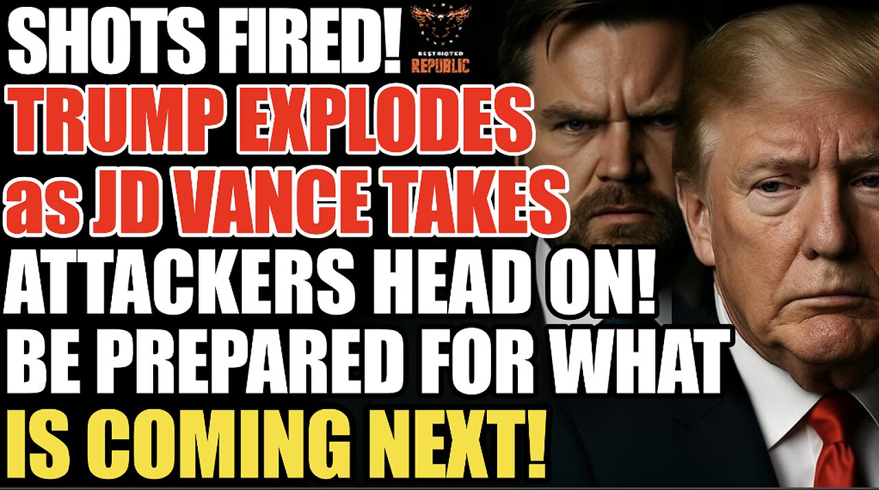 SHOTS FIRED! Trump EXPLODES as JD Vance Takes on Attackers HEAD ON…Be Prepared for What Comes Next!