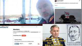 Restore Britain revolution. Guy åter på YT. Upscrolled bannad & insläppt. Epstein-arrest. Mara👻