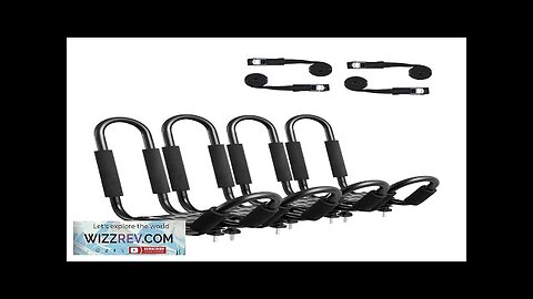 VEVOR Kayak Roof Rack 4 Pairs Soft Roof Rack Carrier for kayak Review