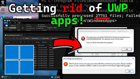 Windows 11 without UWP apps.