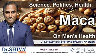 Dr.SHIVA® LIVE: Maca on Men's Health @CytoSolve® Systems Analysis