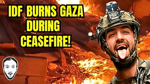 Israel Burns Gaza As They Leave