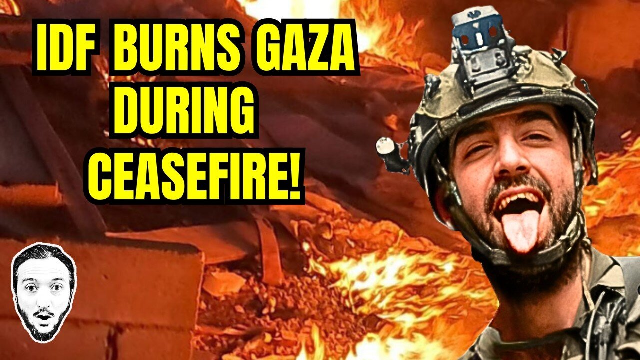 Israel Burns Gaza As They Leave