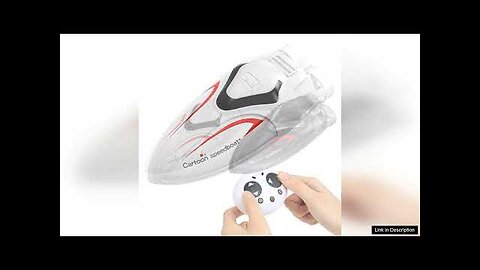 C166 Mini Remote Control High Speed RC Boat Led Light Palm Speed Review