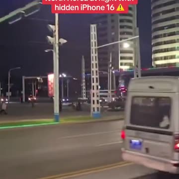 A Russian tourist filmed inside North Korea at night with a ...