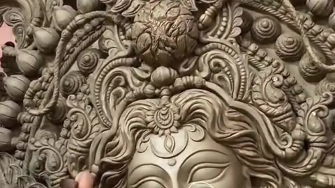 🤯✨ Stunning Hindu Goddess Durga Sculpture! | FeedMyCuriosity