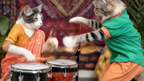 Cute Cat Dancing