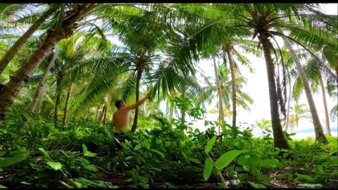 | One Day Surviving Alone on the Beach