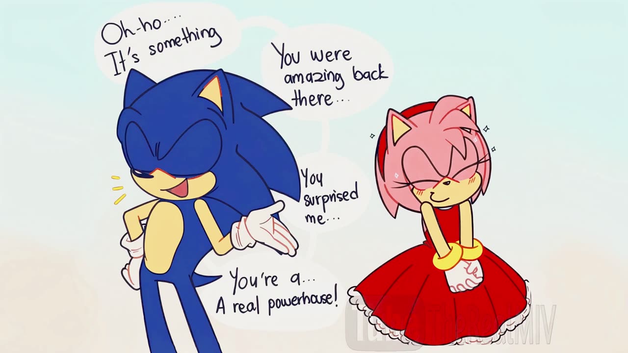 sonamy comic " romance slide up "