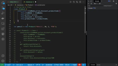 47 What is a Class_ Javascript Lecture 22 _ Web Development Course