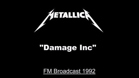 Metallica - Damage Inc (Live in Den Bosch, Netherlands December 7, 1992) Soundboard