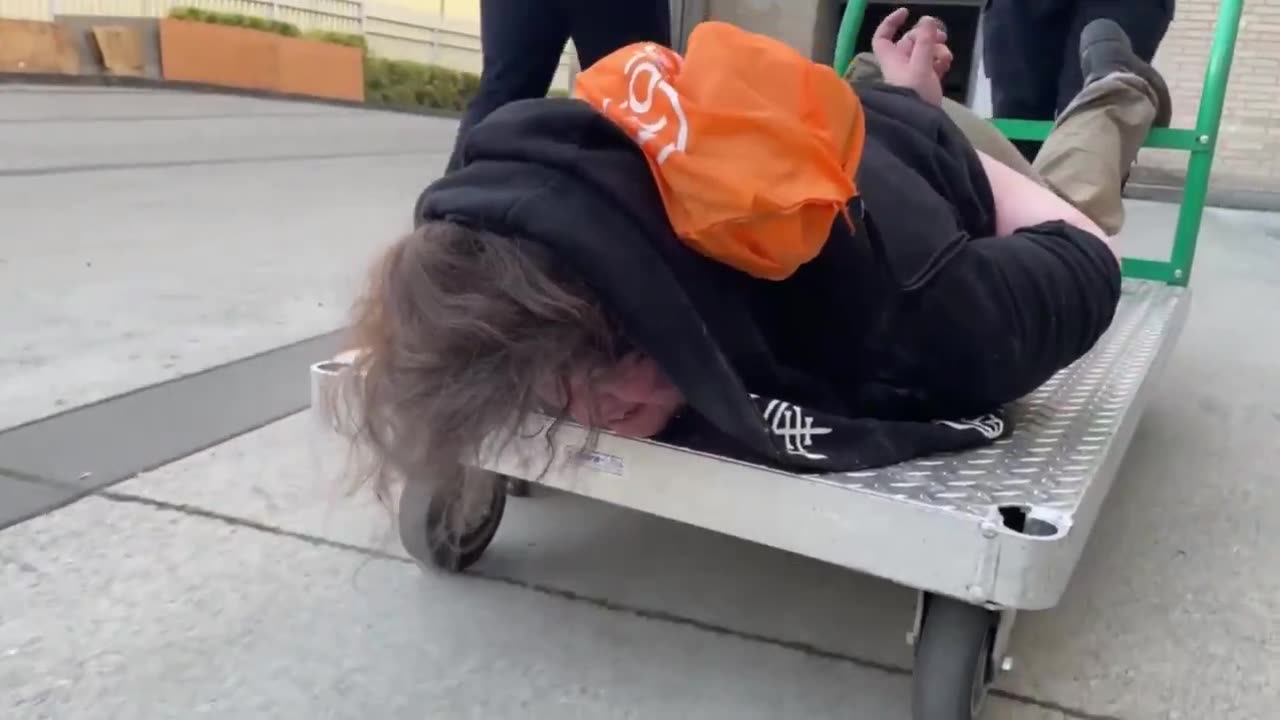 ICE posts video of them giving Portland activist a 'ride'