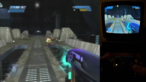 Halo 1 CE Original Xbox CRT TV Walkthrough Part 3 #halo