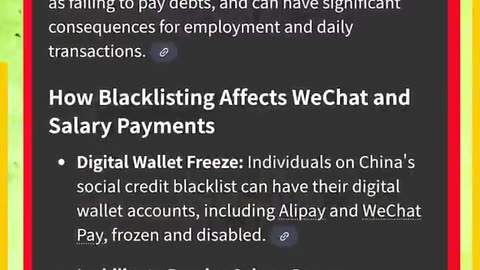 How China’s Social Credit Score is working: “they didn’t go broke, they got deleted.