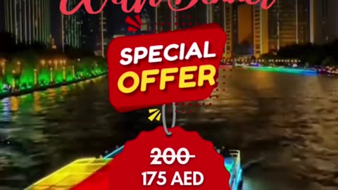 Special offer with Dinner in Dubai Dhow cruise !