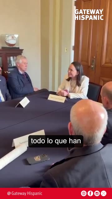 María Corina Machado held a meeting with 14 US senators, including Rick Scott