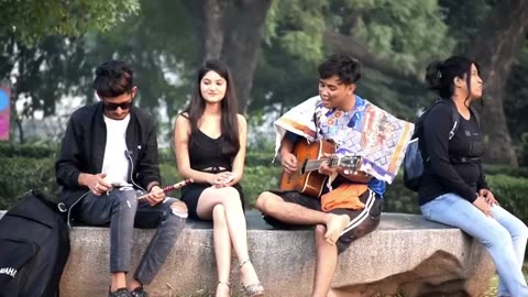 Randomly singing prank