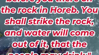 “God Provides in the Wilderness” Exodus 17:6,7. #shortvideo #youtubeshorts #ytshorts #shorts #yt