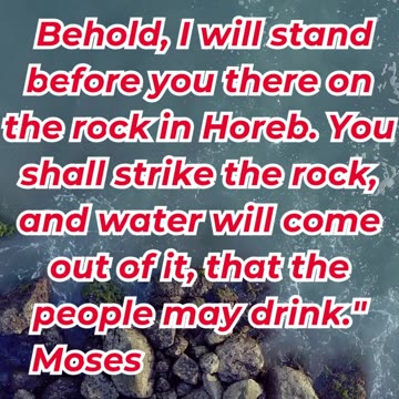 “God Provides in the Wilderness” Exodus 17:6,7. #shortvideo #youtubeshorts #ytshorts #shorts #yt