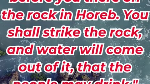 “God Provides in the Wilderness” Exodus 17:6,7. #shortvideo #youtubeshorts #ytshorts #shorts #yt