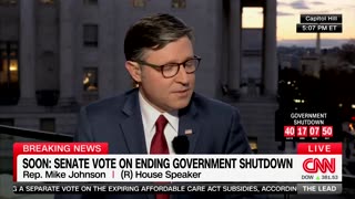 Mike Johnson Says Cuck Schumer Made Inappropriate Request During Shutdown