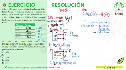 SAVIA REGULAR 2025 | Semana 12 | Álgebra