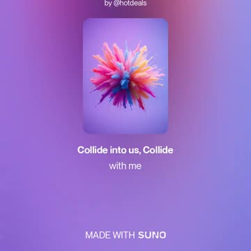 ⚡️ Collide into us, Collide with me ⚡️