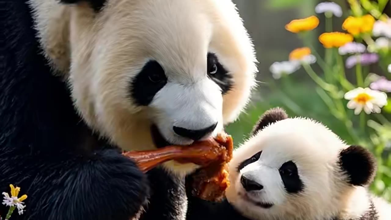 Mother Panda with Ai