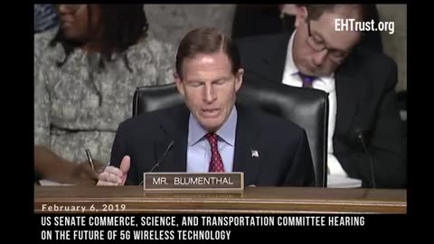 US Senator Blumenthal Questions 5G Health Risks at Senate Hearing