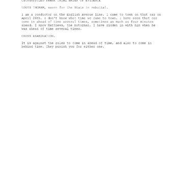 Louis Ingram, Officially Sworn In, Becomes 176th Witness for the State