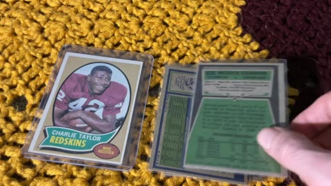 VARIOUS 1960s 70s WASHINGTON REDSKINS FOOTBALL CARDS