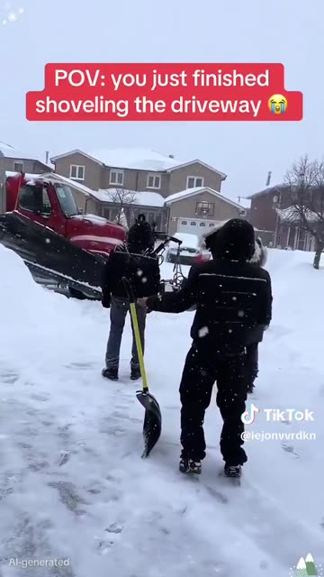When the snow plow guy THOUGHT he was being helpful 🤦‍♂️🤦‍♀️