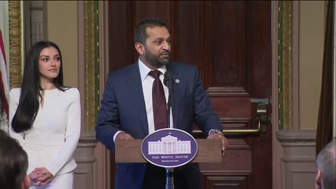 Kash Patel made his first speech as FBI Director