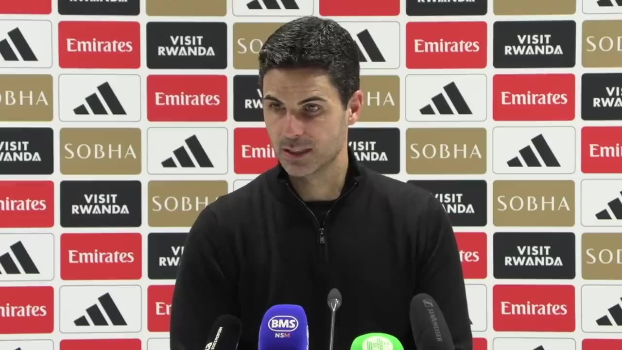 So HAPPY for Eze - Mikel Arteta